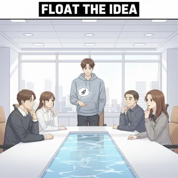 아이디어를 내다 영어로? 아이디어를 제안하다 영어로? float the idea 뜻과 예문