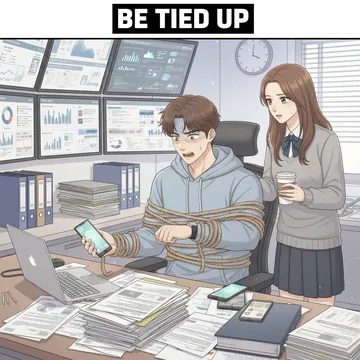 바쁘다 영어로? 눈코 뜰새 없다 영어로? be tied up 뜻과 예문