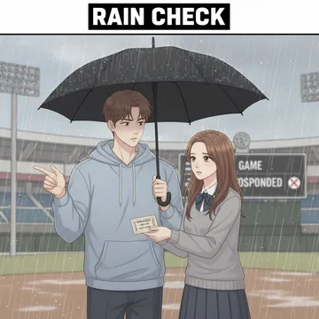 다음을 기약하다 영어로? 약속을 미루다 영어로? take a rain check 뜻과 예문