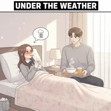 体調が悪いって英語で？コンディションが優れないって英語で？under the weather の意味と例文