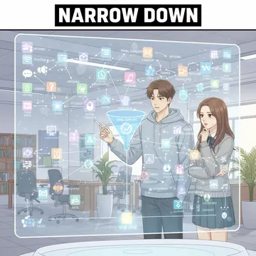 범위를 좁히다 영어로? 선택지를 줄이다 영어로? narrow down 뜻과 예문