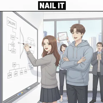 완벽하게 해내다 영어로? Nail it 뜻과 예문