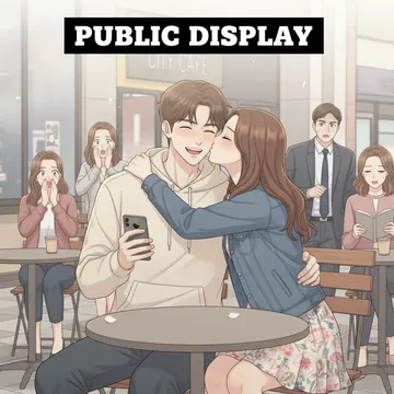 人前でイチャイチャするって英語で？ public display の意味と例文