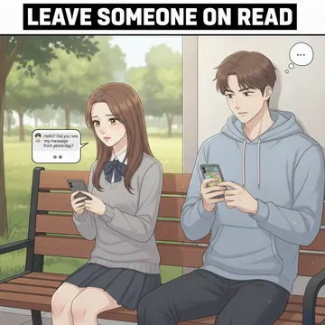 既読スルーするは英語で？既読無視は英語で？ leave someone on read の意味と例文