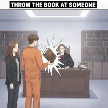 厳罰に処すは英語で？最高刑を科すは英語で？ throw the book at someone の意味と例文