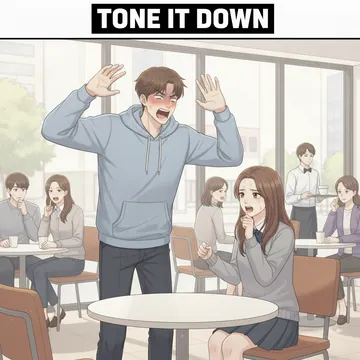 소리를 줄이거나 어조를 누그러뜨리다 영어로? Tone it down 뜻과 예문