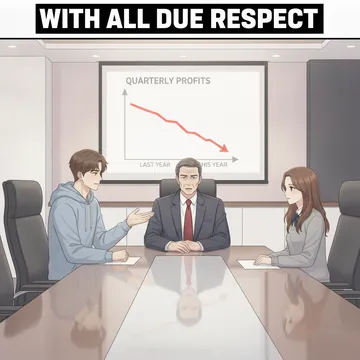 송구스럽지만, 실례지만 영어로? With all due respect 뜻과 예문