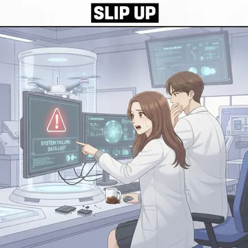「うっかりミスをする」「へまをする」「手落ち」って英語で？ slip up の意味と例文