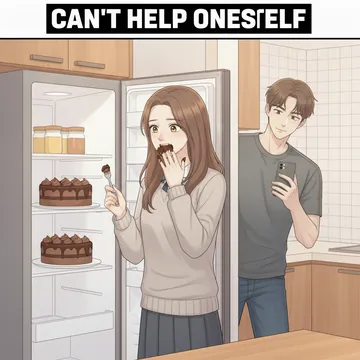 나도 모르게 영어로? 손이 절로 가 영어로? 참을 수가 없어 영어로? can't help oneself 뜻과 예문