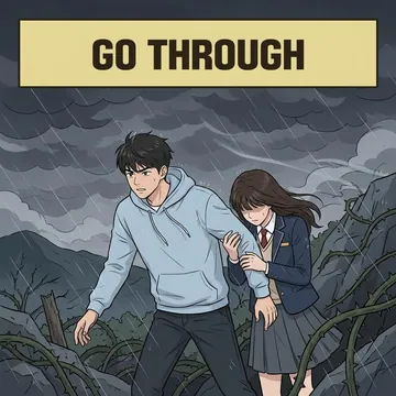 go through