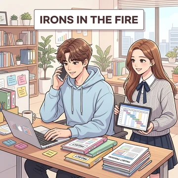 irons in the fire